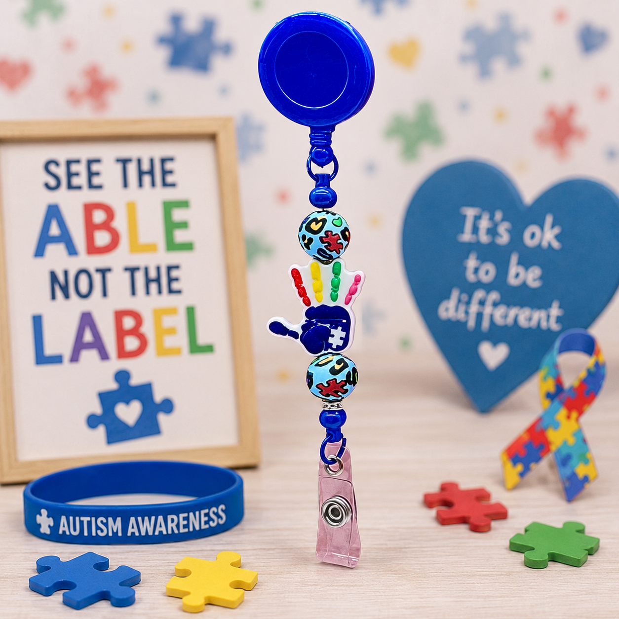 Beaded Badge Reels