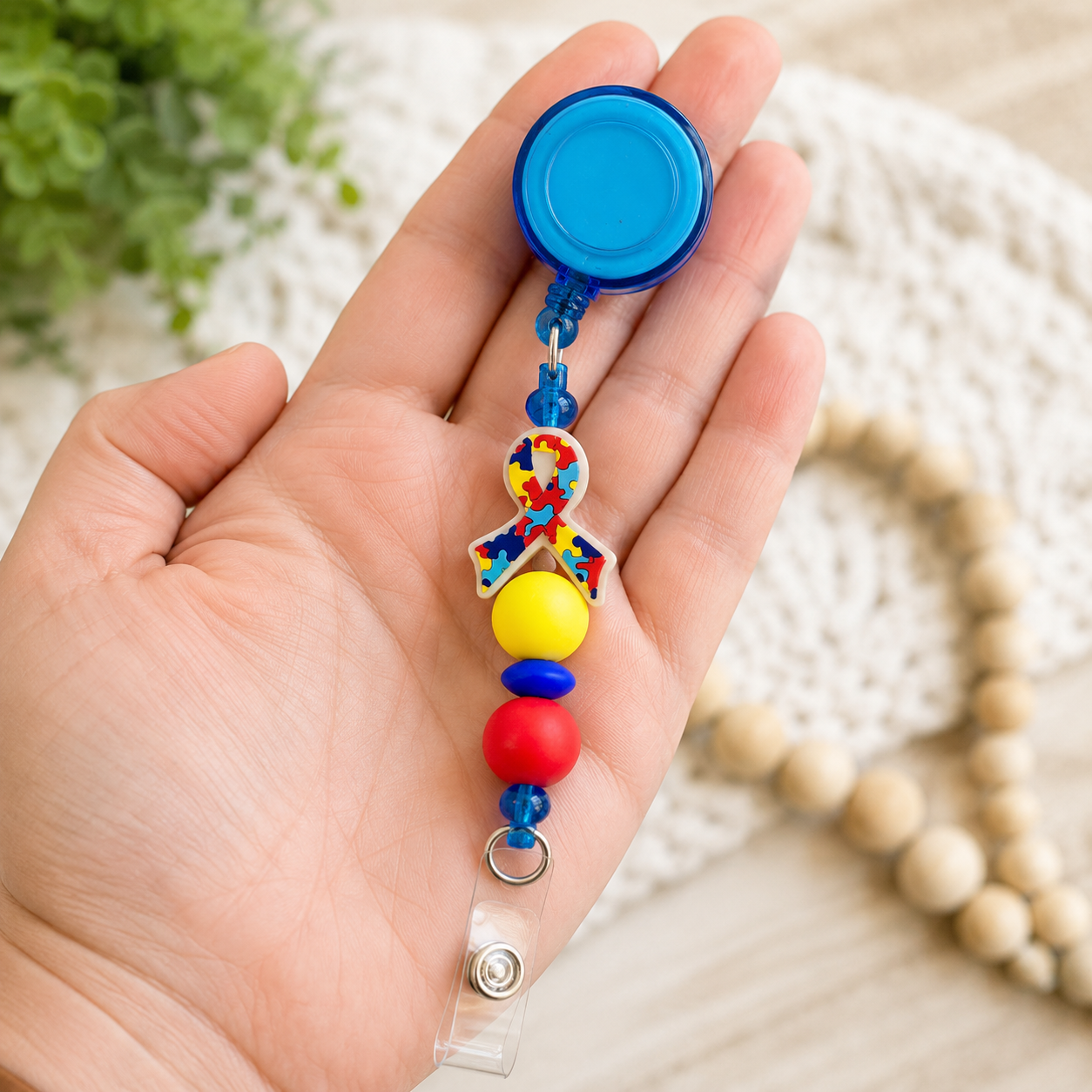 Beaded Badge Reels