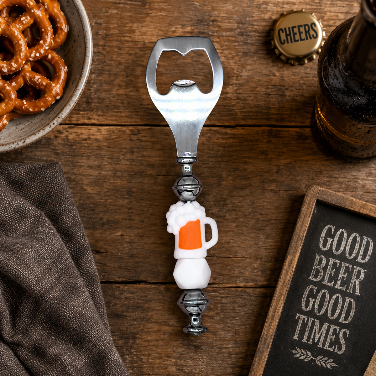 Beaded Bottle Opener