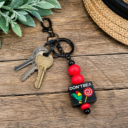 BEADED KEYCHAINS/BAG CHARMS