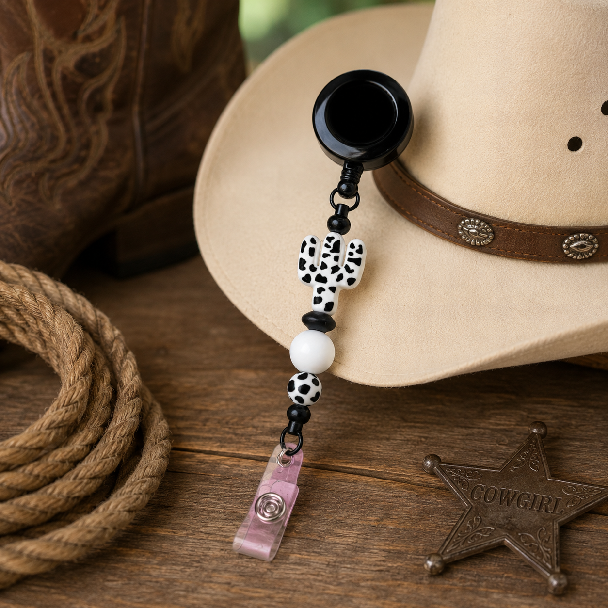 Beaded Badge Reels