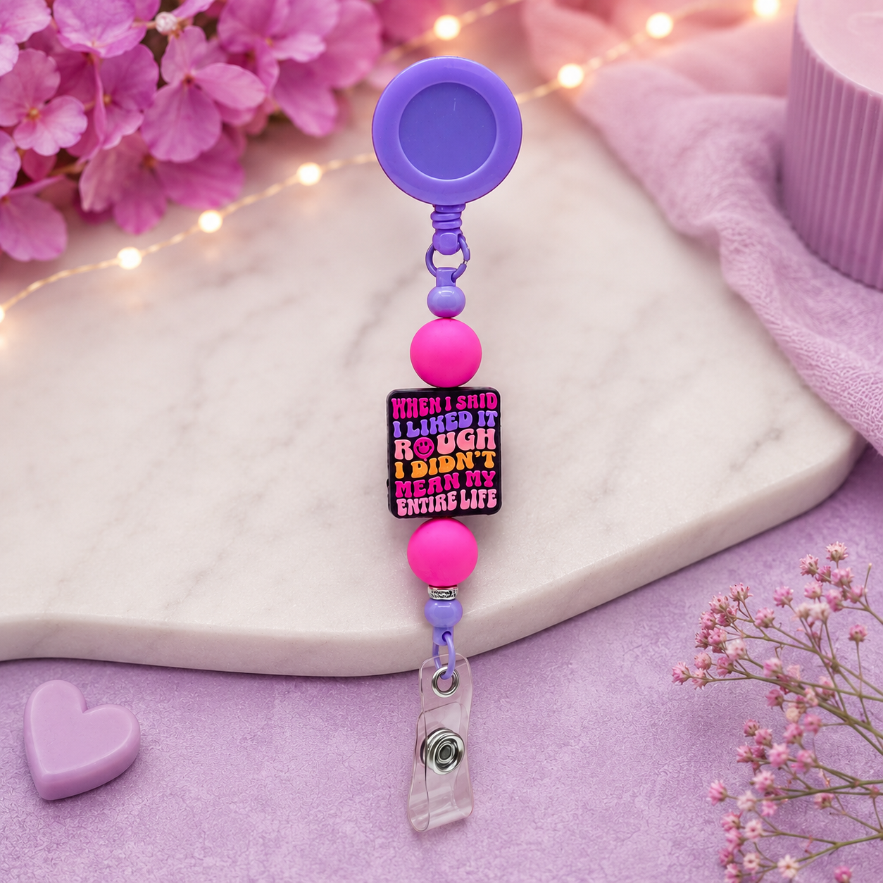 Beaded Badge Reels