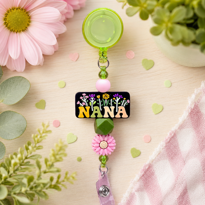 Beaded Badge Reels