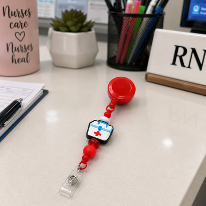 Beaded Badge Reels