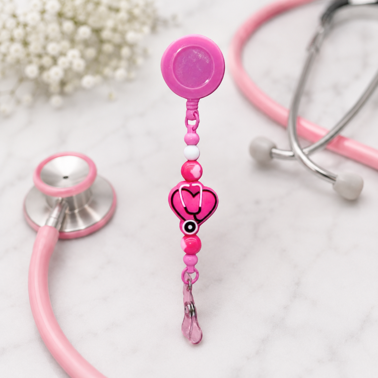 Beaded Badge Reels