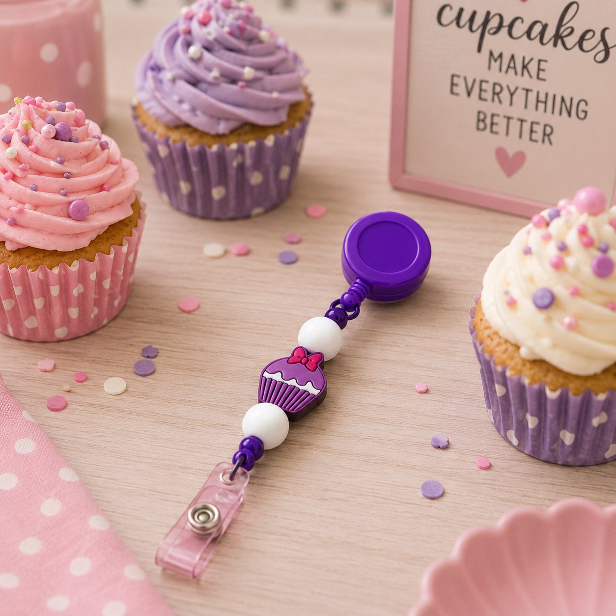 Beaded Badge Reels