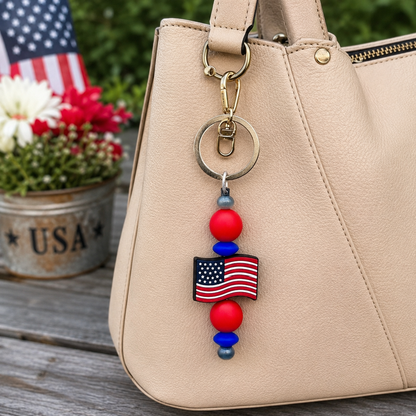 BEADED KEYCHAINS/BAG CHARMS