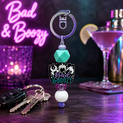 BEADED KEYCHAINS/BAG CHARMS