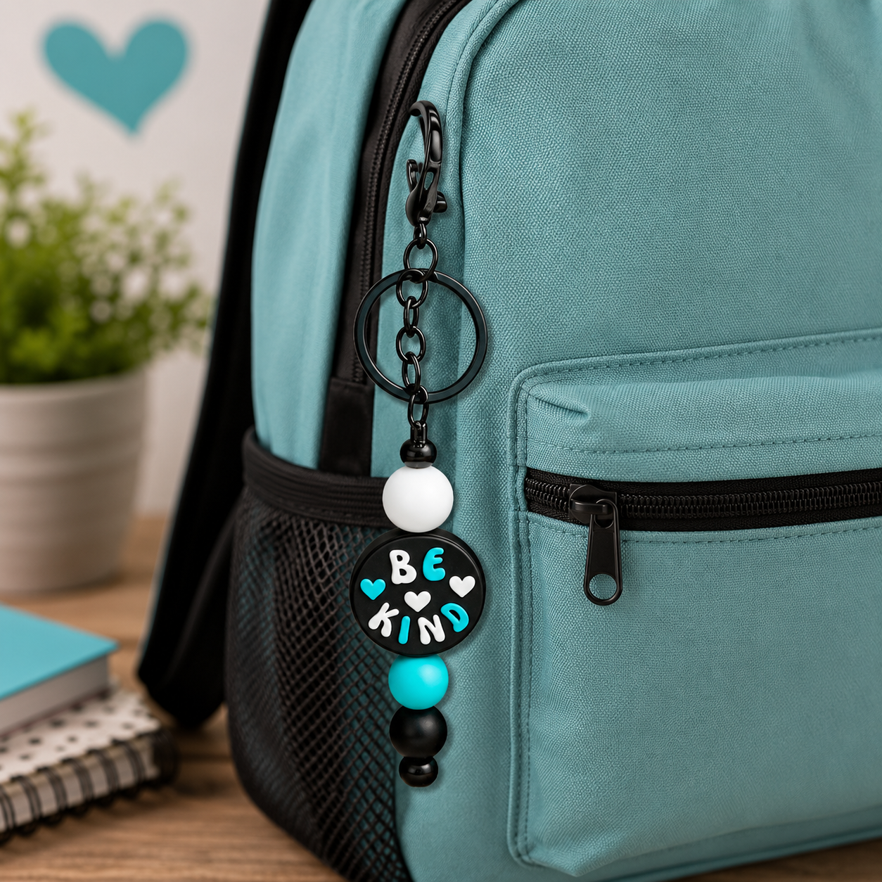 BEADED KEYCHAINS/BAG CHARMS