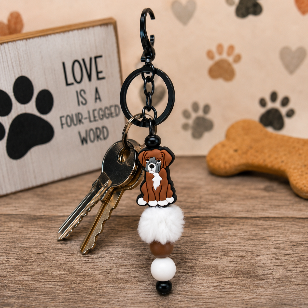 BEADED KEYCHAINS/BAG CHARMS