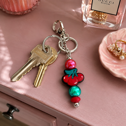 BEADED KEYCHAINS/BAG CHARMS
