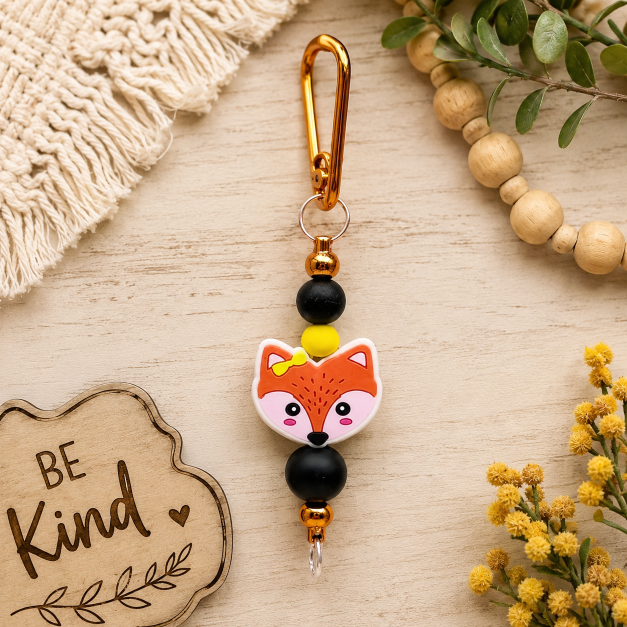 BEADED KEYCHAINS/BAG CHARMS