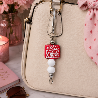 BEADED KEYCHAINS/BAG CHARMS