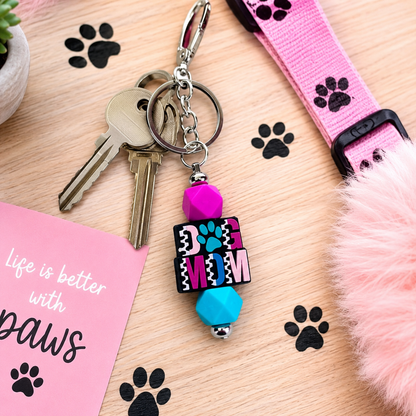 BEADED KEYCHAINS/BAG CHARMS